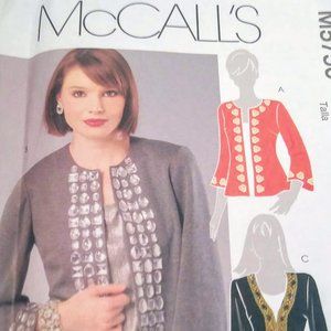 Sewing Pattern 3 Cardigan Styles McCall's XS-XL
